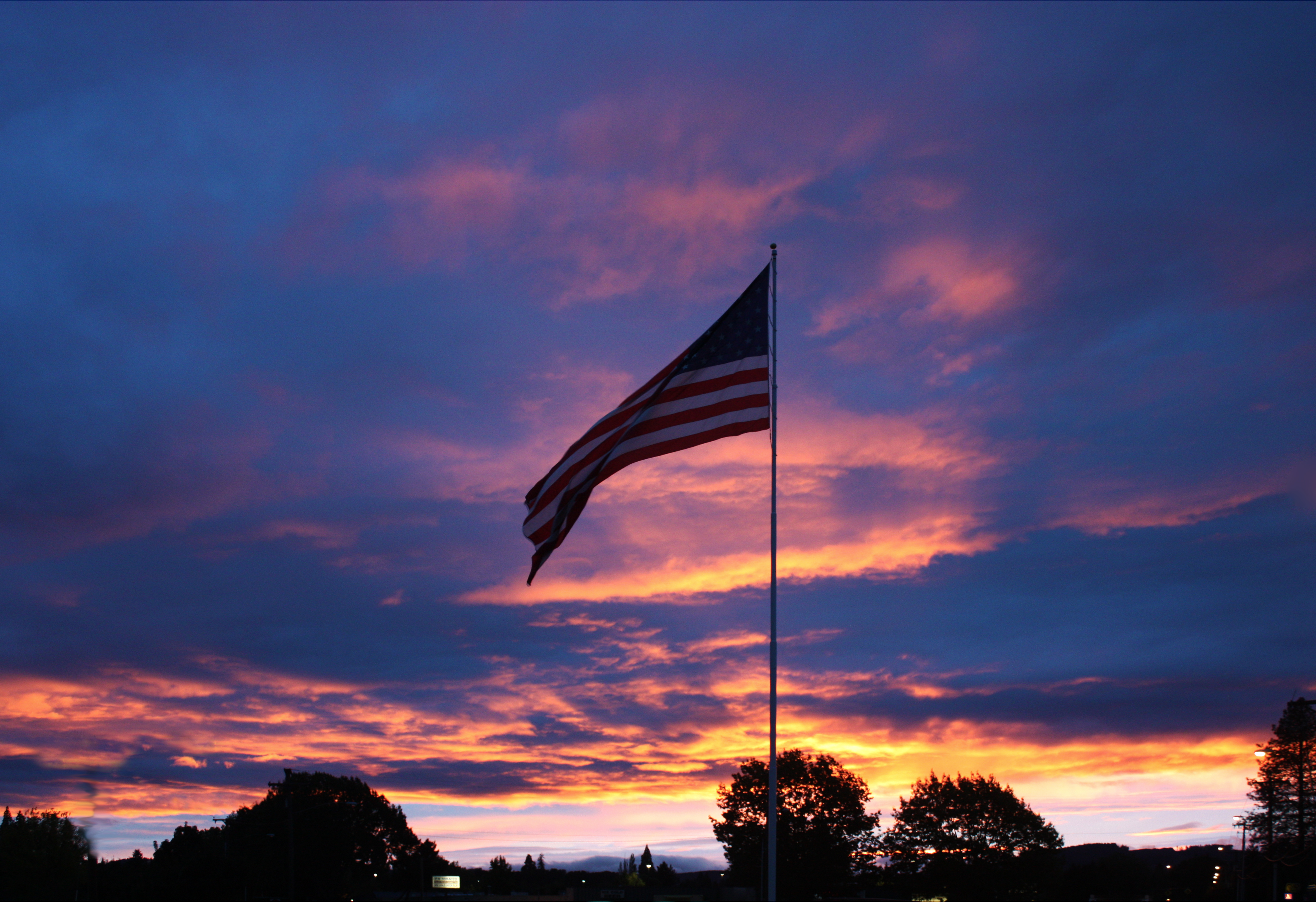 Sunset in Forest Grove, Oregon